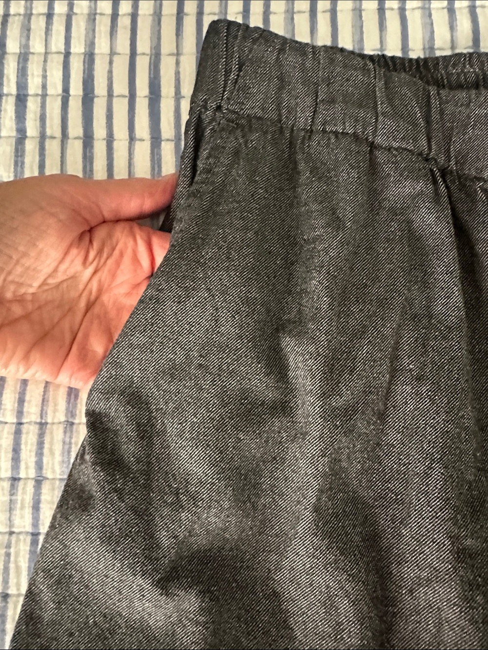 Eileen Fisher Dark Gray Pull on Pants Size Medium - Picture 8 of 9